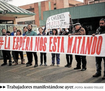 Trabajadores Manifestandose