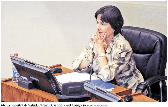 Ministra Castillo en Congreso